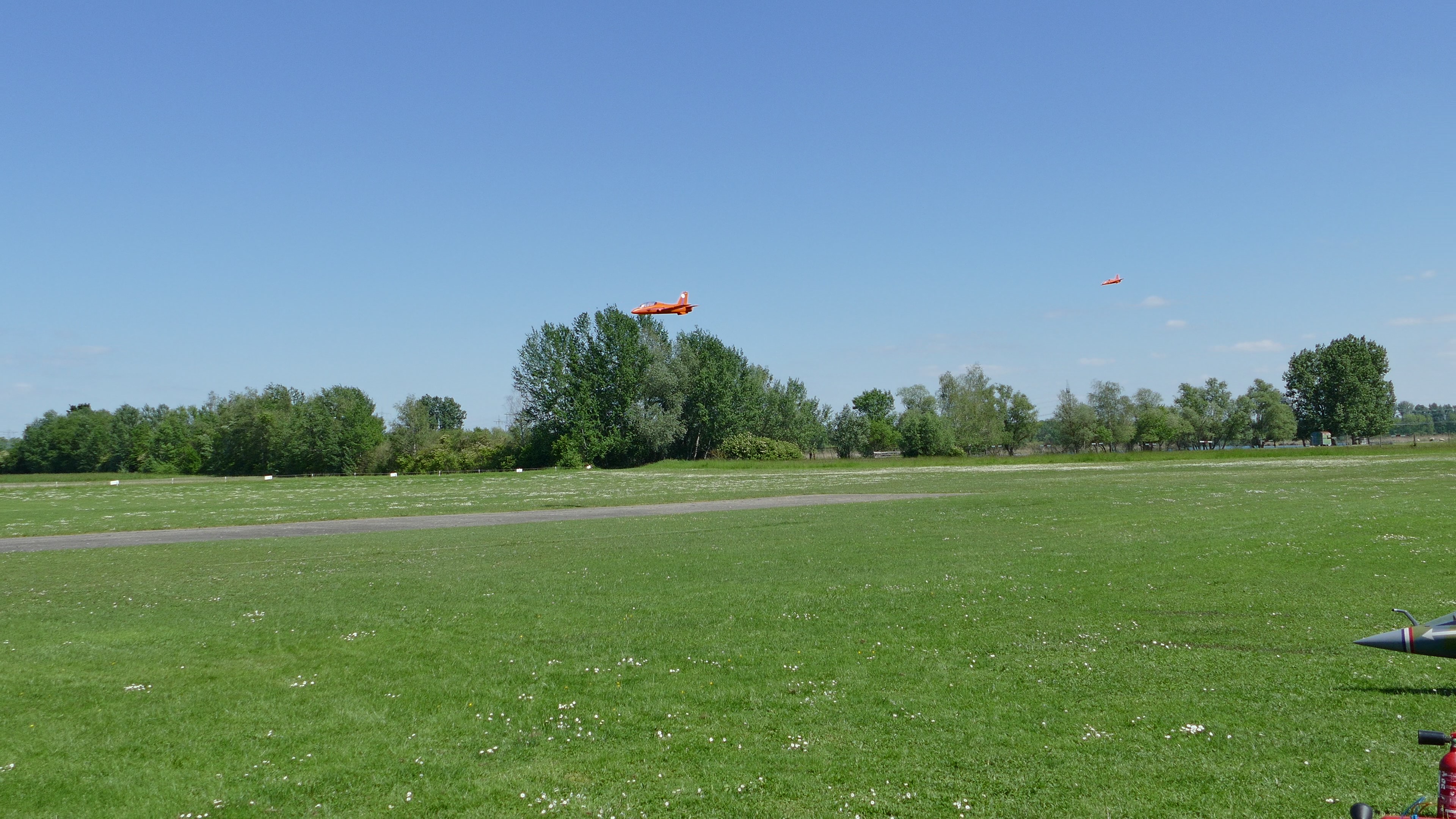 Verbandsflug mit Jets